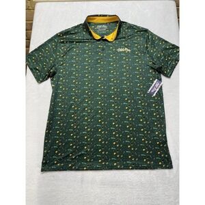 Old Row Golf Polo Game Day All-Over Print Men's 2XL Performance Stretch Golf Top